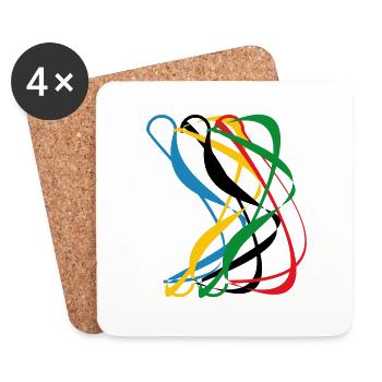 olimpiadi - Coasters (set of 4) - white - Front
