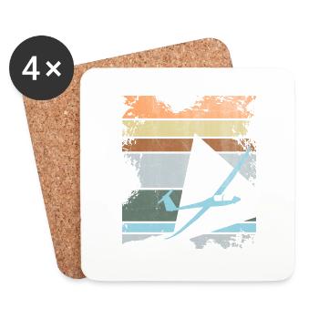 Gliding - Coasters (set of 4) - white - Front