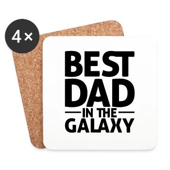 dad - Coasters (set of 4) - white - Front