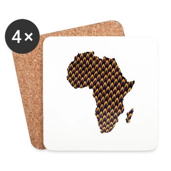 Africa - Coasters (set of 4) - white - Front