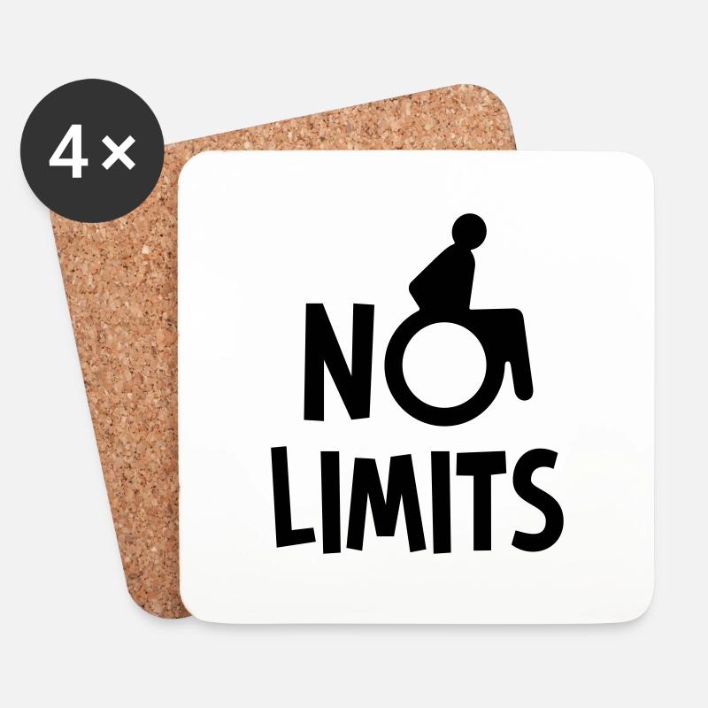 No limits - Coasters (set of 4) - white