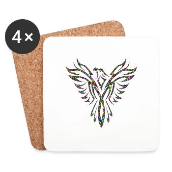 Eagle Chromatic - Untersetzer (4er-Set) - Weiß - Vorne