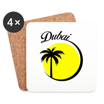 Dubai - Coasters (set of 4) - white - Front
