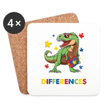 Backspang 220316 NT 08 - Coasters (set of 4) - white - Front