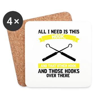 Lock Lock locking service locksmith - Coasters (set of 4) - white - Front