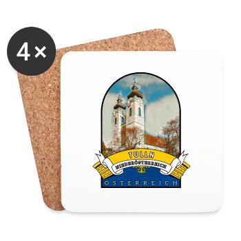 Niederösterreich Tulln Österreich Souvenir - Untersetzer (4er-Set) - Weiß - Vorne