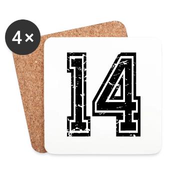 14 Bolu used - Coasters (set of 4) - white - Front