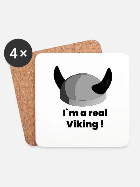 viking - Untersetzer (4er-Set) - Weiß