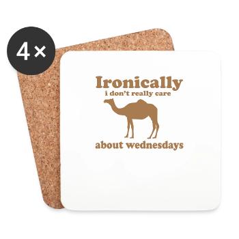 Fun camel fun - Coasters (set of 4) - white - Front