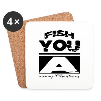 funny axolotls humor buy animation geek computer - Coasters (set of 4) - white - Front