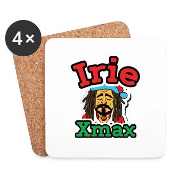 Irie Xmax Rasta Santa 2 - Coasters (set of 4) - white - Front