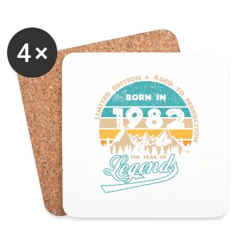 Legends 1982 - Coasters (set of 4) - white - Front