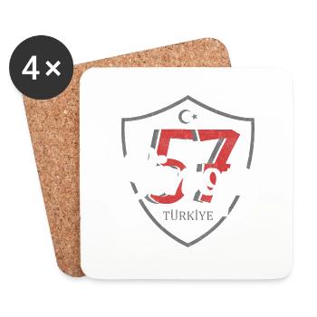 Sinop - Coasters (set of 4) - white - Front