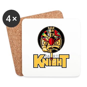 the dart Knight - Coasters (set of 4) - white - Front