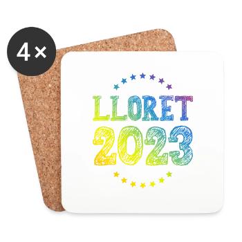Lloret De Mar 2023 - Untersetzer (4er-Set) - Weiß - Vorne