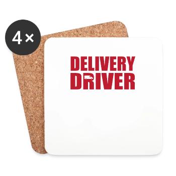 Delivery driver - Coasters (set of 4) - white - Front