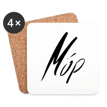 MöpMadeWpx - Coasters (set of 4) - white - Front