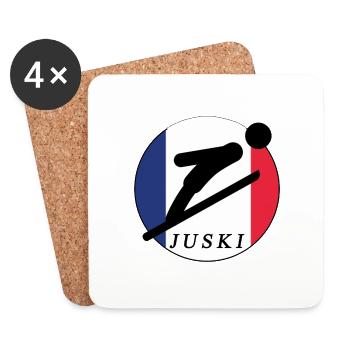 JUSKI - Untersetzer (4er-Set) - Weiß - Vorne
