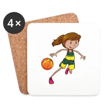 Ballsport - Untersetzer (4er-Set) - Weiß - Vorne