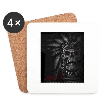 Luctus Indian American - Coasters (set of 4) - white - Front