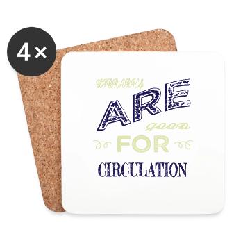 book fan gift idea movies book keeper shirt animal - Coasters (set of 4) - white - Front
