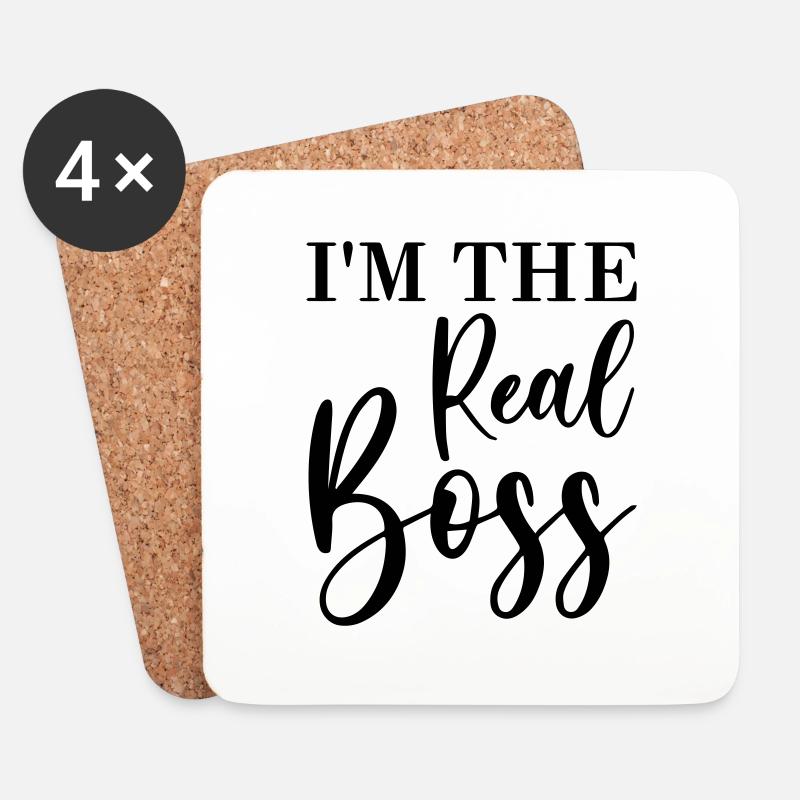 I'm the real - Untersetzer (4er-Set) - Weiß