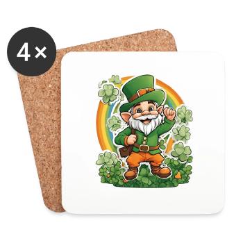 Saint Patrick 3 - Coasters (set of 4) - white - Front