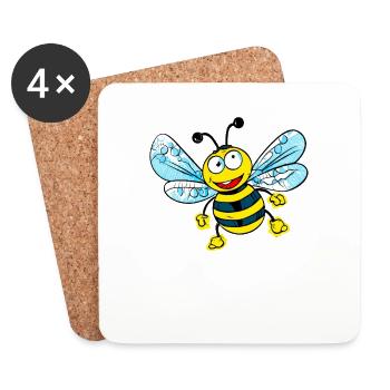 be (e) yourself - Coasters (set of 4) - white - Front
