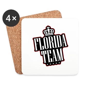 Florida Team - Coasters (set of 4) - white - Front