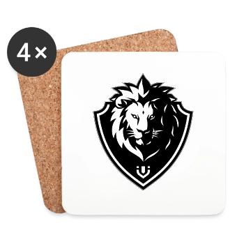 PHIL KONDE BRAND - Dessous de verre (lot de 4) - blanc - Devant