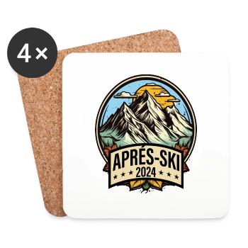 Après Ski - Coasters (set of 4) - white - Front