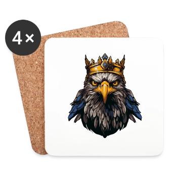 Eagle Crown - Coasters (set of 4) - white - Front