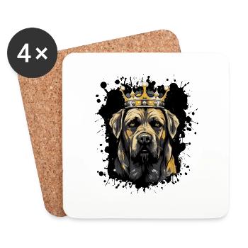 Maltese Dog Animal - Coasters (set of 4) - white - Front