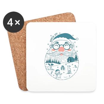 Winter Joy - Coasters (set of 4) - white - Front