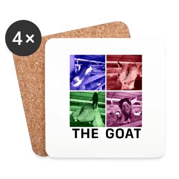 The Goat - Coasters (set of 4) - white - Front