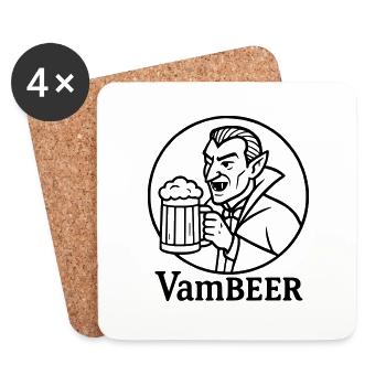 Vambeer - Untersetzer (4er-Set) - Weiß - Vorne
