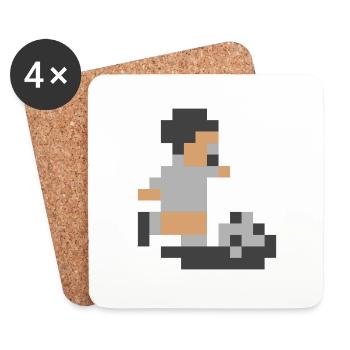 Sensi Pixel Man - Untersetzer (4er-Set) - Weiß - Vorne