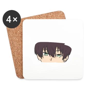 It's Not Cartoons It's Anime - Untersetzer (4er-Set) - Weiß - Vorne