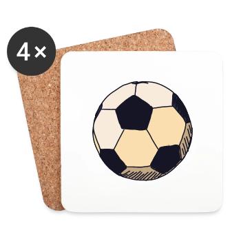 Ballsport - Untersetzer (4er-Set) - Weiß - Vorne