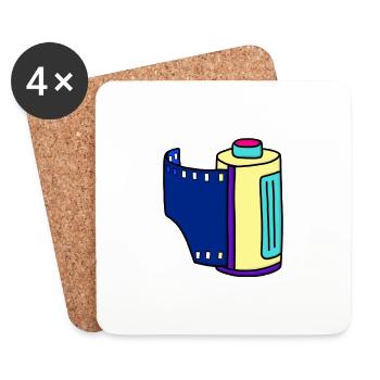 Photographic film - Coasters (set of 4) - white - Front