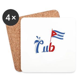 Patria y Vida Cuban Flag Cuban Pride Cuba - Untersetzer (4er-Set) - Weiß - Vorne