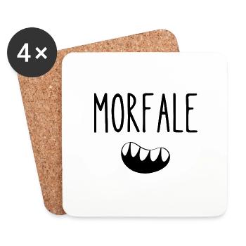 morfale - Dessous de verre (lot de 4) - blanc - Devant