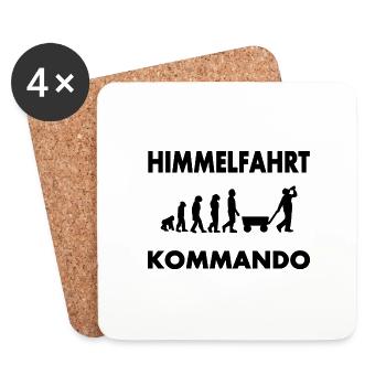 Vatertag - Untersetzer (4er-Set) - Weiß - Vorne