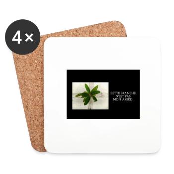 Streetwear CBNEPMA - Dessous de verre (lot de 4) - blanc - Devant