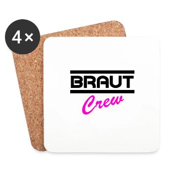 Bride / Hen Party / Party / Celebration - Coasters (set of 4) - white - Front