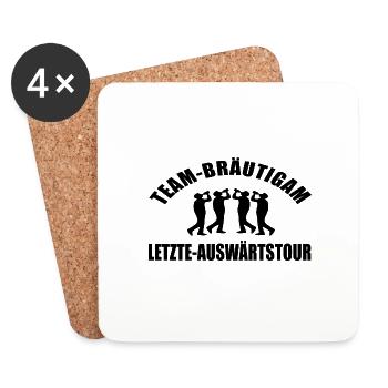 JGA - Untersetzer (4er-Set) - Weiß - Vorne