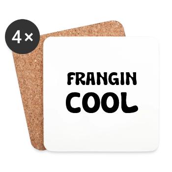 frangin cool - Dessous de verre (lot de 4) - blanc - Devant