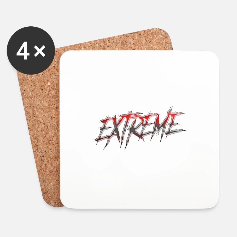 extreme J - Untersetzer (4er-Set) - Weiß