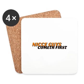 NICCE GUYS - Coasters (set of 4) - white - Front