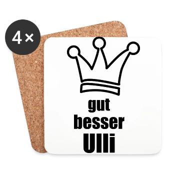 Ulli - Untersetzer (4er-Set) - Weiß - Vorne